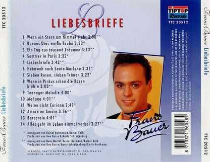Frans Bauer - Liebesbriefe (CD) 70521 Compact Disc Goede Staat