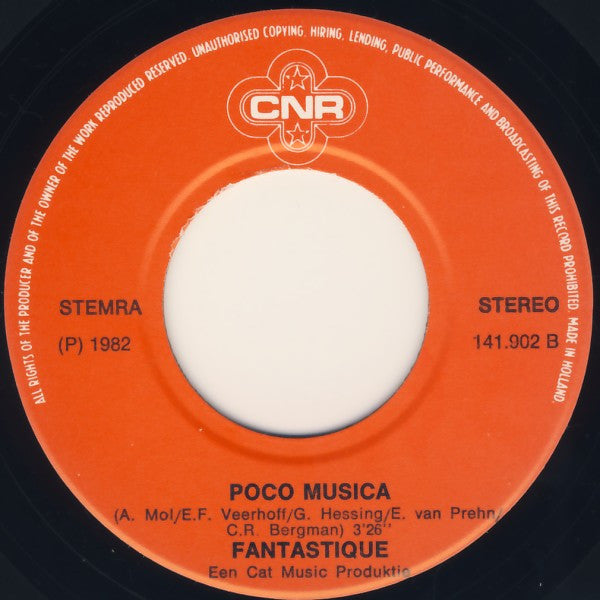 Fantastique - Costa Blanca 40499 Vinyl Singles Vinyl Zeer Goed / Hoesje Goed "VINYLSINGLES.NL"