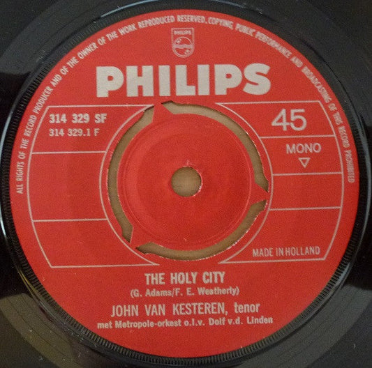 John Van Kesteren - The Holy City 41485 Vinyl Singles Vinyl Goed / Hoes Generic