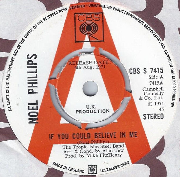 Noel Phillips - If You Could Believe In Me 41579 Vinyl Singles Vinyl Goed / Hoes Generic