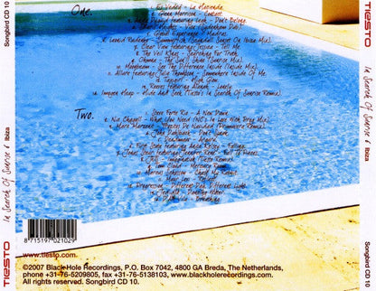 DJ Tiësto - In Search Of Sunrise 6: Ibiza (CD) 70432 Compact Disc Goede Staat