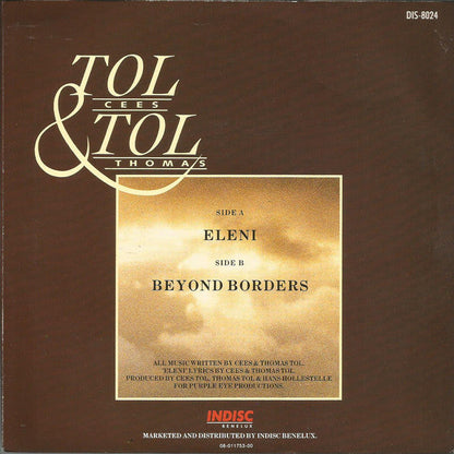 Tol Cees & Tol Thomas - Eleni 25011 Vinyl Singles Vinyl Goed / Hoes Goed