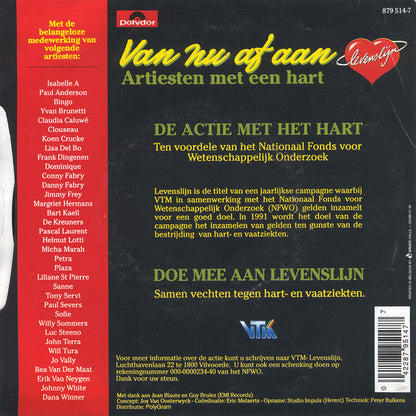 Artiesten Met Een Hart - Van Nu Af Aan 24491 Vinyl Singles Vinyl Goed / Hoes Sticker