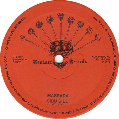 Massada - Unknown Destination (Maxi-Single) Maxi-Singles JUKEBOXSINGLES.NL   