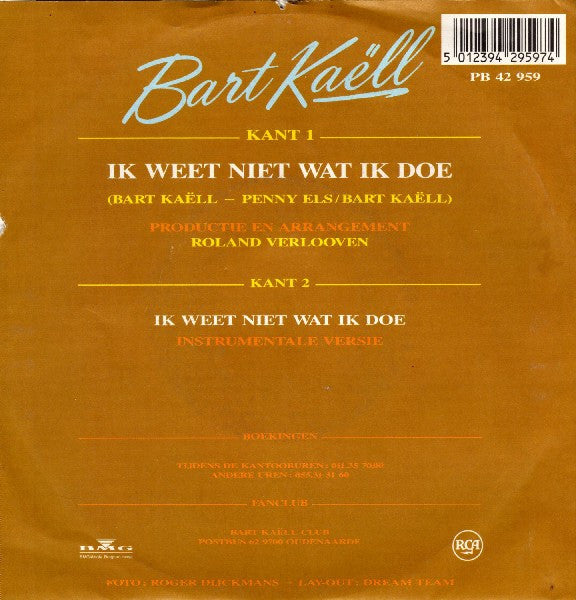Bart Kaëll - I Don't Know What I'm Doing 37083