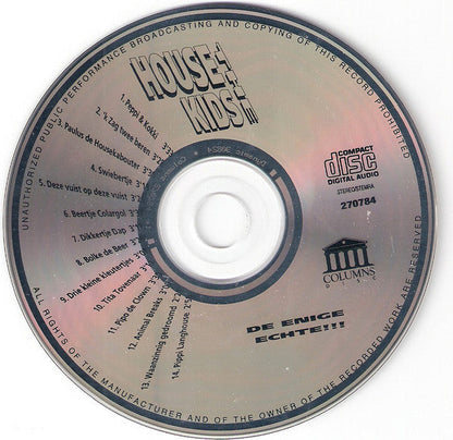 House The Kids - House The Kids (CD) 70791 Compact Disc Goede Staat