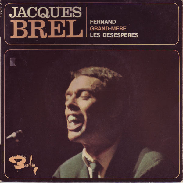 Jacques Brel - Fernand 42241 Vinyl Singles EP Vinyl Goed / Hoes Goed