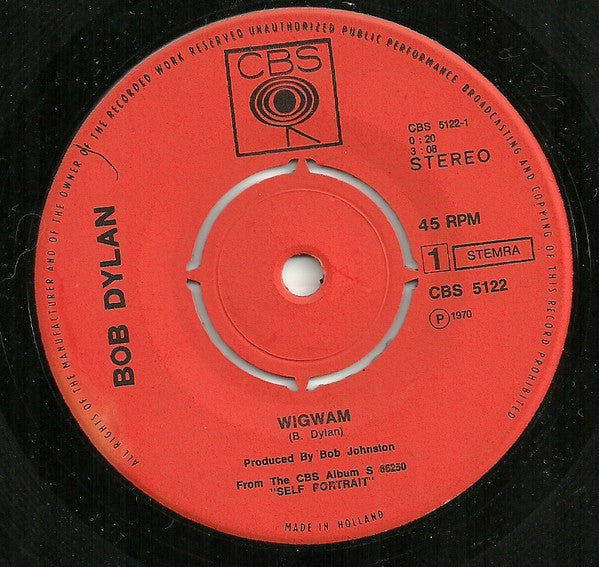 Bob Dylan - Wigwam 13587