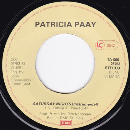 Patricia Paay - Samstagabende 29379