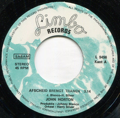 John Horton - Abschied bringt Tränen 14933