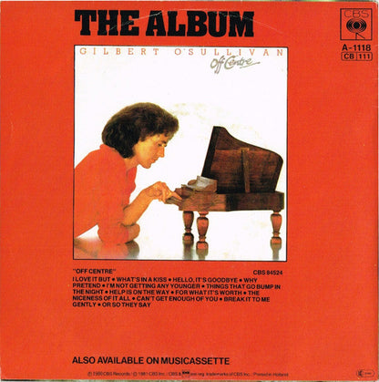 Gilbert O'Sullivan - Can't Get Enough Of You 38740 Vinyl Singles Vinyl Goed / Hoes Goed