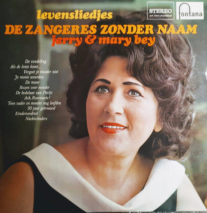 Jerry & Mary Bey - Levensliedjes De Zangeres Zonder Naam (LP) 40865 Vinyl LP JUKEBOXSINGLES.NL   