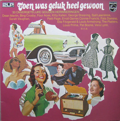 Various - Toen Was Geluk Heel Gewoon (LP) 51629 Vinyl LP Vinyl Goed / Hoes Goed