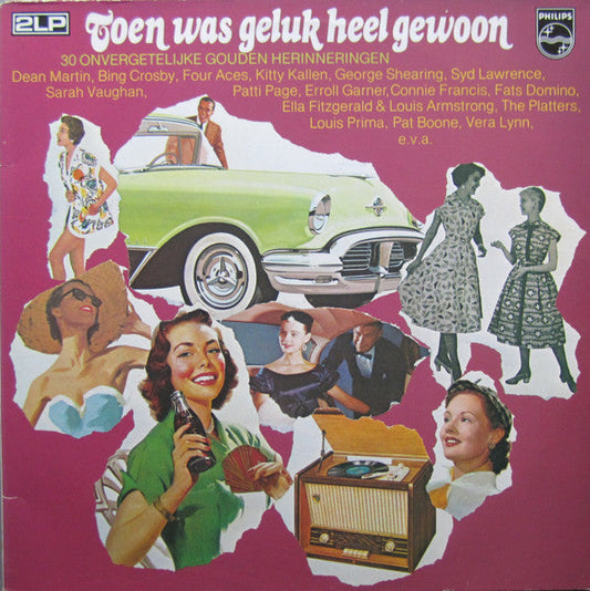 Various - Toen Was Geluk Heel Gewoon (LP) 51629 Vinyl LP Vinyl Goed / Hoes Goed