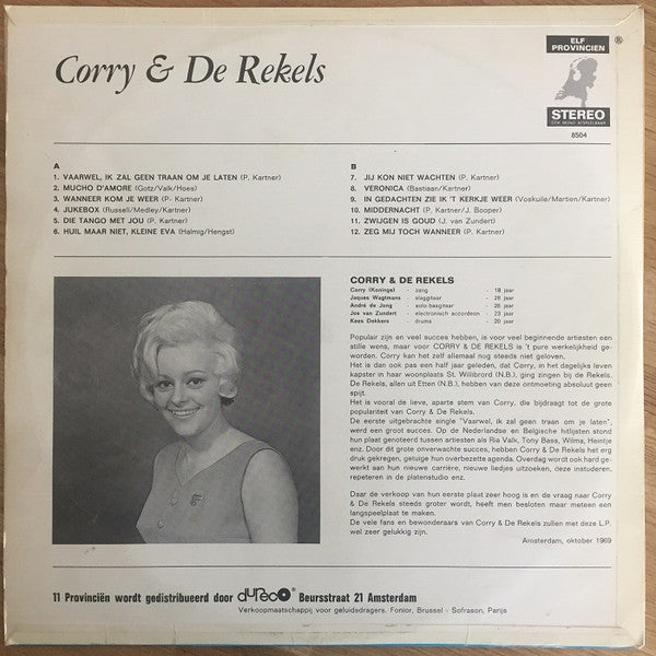 Corry En De Rekels - Corry En De Rekels (LP) (B-Keus) Vinyl LP Vinyl Redelijk / Hoesje Goed "VINYLSINGLES.NL"