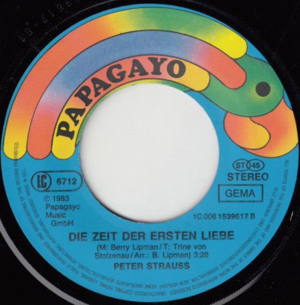 Peter Strauss - Vogel im Wind 23535