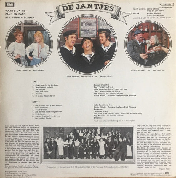 Various - De Jantjes (LP) 40589 Vinyl LP JUKEBOXSINGLES.NL   