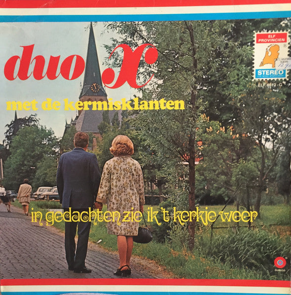 Duo X en De Kermisklanten - In Gedachten Zie Ik Het Kerkje Weer (LP) 45670 Vinyl LP JUKEBOXSINGLES.NL   