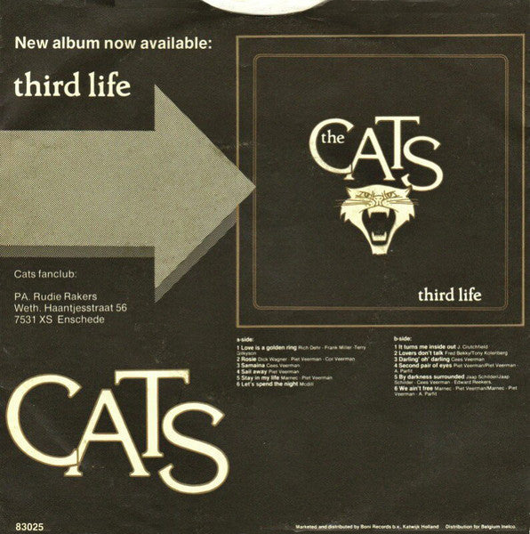 Cats - Love Is A Golden Ring 29776 Vinyl Singles Vinyl Zeer Goed / Hoesje Goed "VINYLSINGLES.NL"