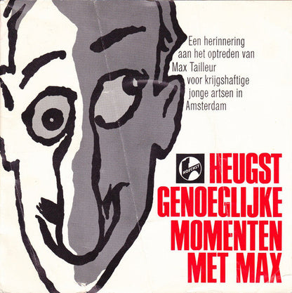 Max Van Praag - Heugst Genoeglijke Momenten 23940 Vinyl Singles Vinyl Goed / Hoes Goed