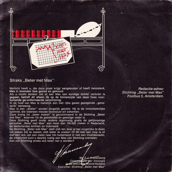 Max Van Praag - Heugst Genoeglijke Momenten 23940 Vinyl Singles Vinyl Goed / Hoes Goed