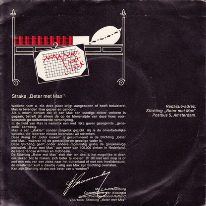 Max Van Praag - Heugst Genoeglijke Momenten 23940 Vinyl Singles Vinyl Goed / Hoes Goed