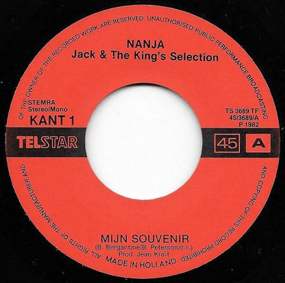 Nanja Jack & The King's Selection - Mijn Souvenir 15439 Vinyl Singles Vinyl Goed / Hoes Goed