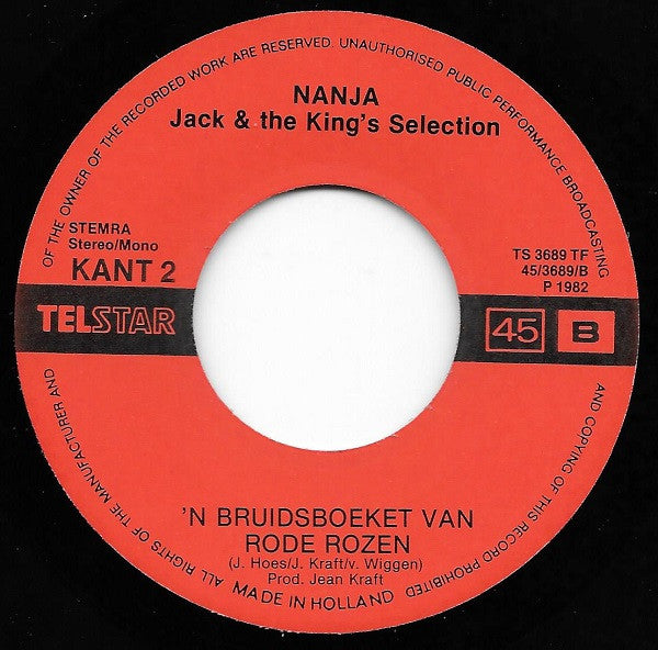 Nanja Jack & The King's Selection - Mijn Souvenir 15439 Vinyl Singles Vinyl Goed / Hoes Goed