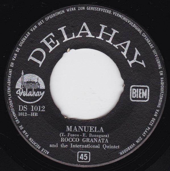 Rocco Granata und das internationale Quintett - Manuela 24809