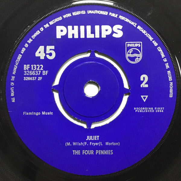 Four Pennies - Tell Me Girl (What Are You Gonna Do) 42436 Vinyl Singles Vinyl Goed / Hoes Generic