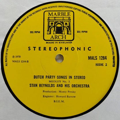 Stan Reynolds und sein Orchester – Niederländische Partylieder in Stereo (LP) 49700