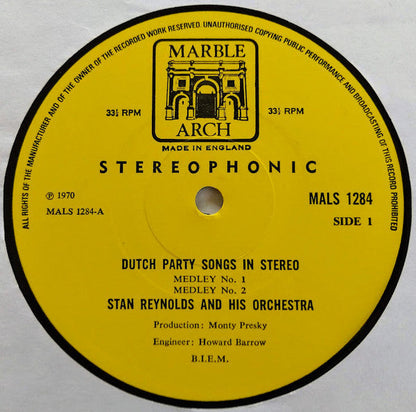 Stan Reynolds und sein Orchester – Niederländische Partylieder in Stereo (LP) 49700