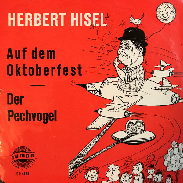 Herbert Hisel - Auf Dem Oktoberfest Vinyl Singles EP Vinyl Zeer Goed / Hoesje Goed "VINYLSINGLES.NL"