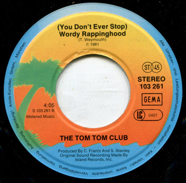 Tom Tom Club - Wortreiche Rap-Haube 15088