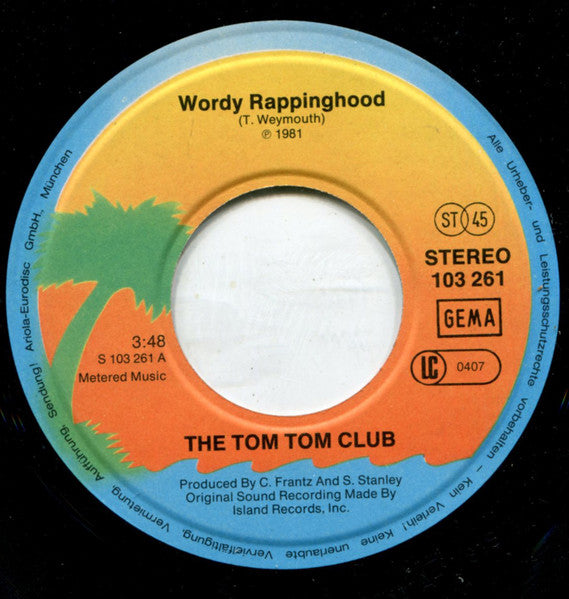 Tom Tom Club - Wortreiche Rap-Haube 15088
