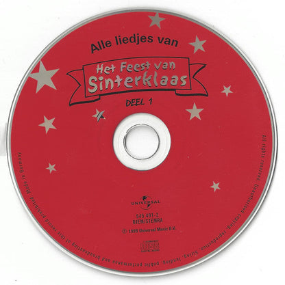 Various - Alle Liedjes Van Het Feest Van Sinterklaas Deel 1 (CD) 70454 Compact Disc Goede Staat