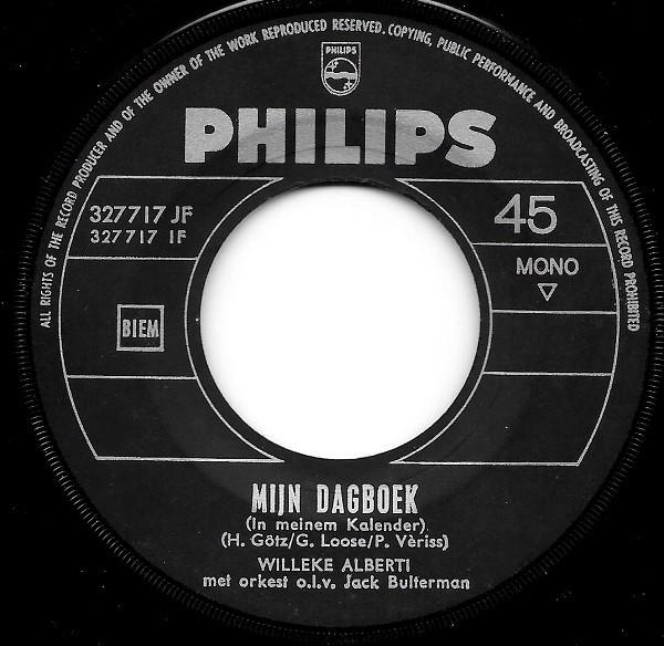 Willeke Alberti - Mijn Dagboek 28142 Vinyl Singles Vinyl Goed / Hoes Generic