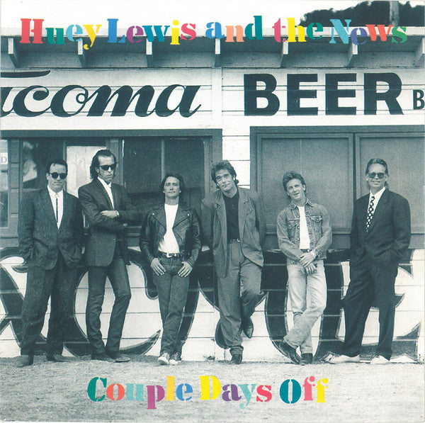 Huey Lewis And The News - Couple Days Off Vinyl Singles Vinyl Zeer Goed / Hoesje Goed "VINYLSINGLES.NL"