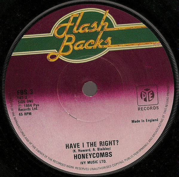 Honeycombs - Have I Right? 38625
