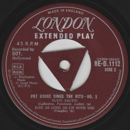Pat Boone – Singt die Hits Nummer 3 40587