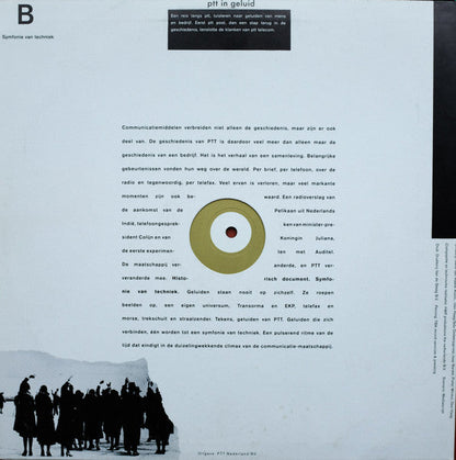 No Artist - De Maatschappij Verandert, PTT Verandert Mee (LP) 51041 Vinyl LP Vinyl Goed / Hoes Goed