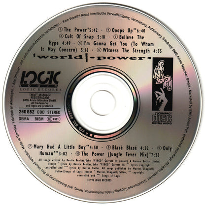 Snap! - World Power (CD) 70732 Compact Disc Goede Staat