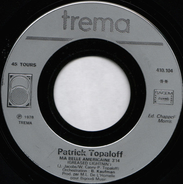 Patrick Topaloff &amp; Sim – Où Est Ma Ch'mise Grise 30226