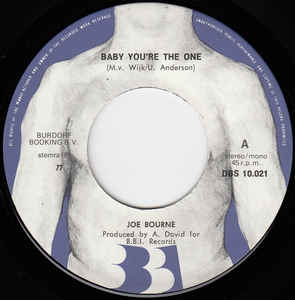 Joe Bourne - Baby You're The One 19734 Vinyl Singles Vinyl Goed / Hoes Generic