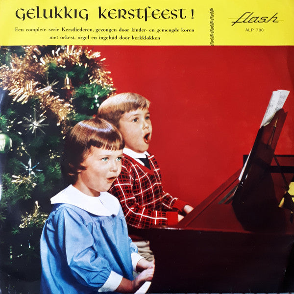 Kinderkoor Zanggenot, Kinderkoor De Winterkoninkjes - Gelukkig Kerstfeest (LP) 52289 Vinyl LP Vinyl Goed / Hoes Goed