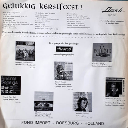 Kinderkoor Zanggenot, Kinderkoor De Winterkoninkjes - Gelukkig Kerstfeest (LP) 52289 Vinyl LP Vinyl Goed / Hoes Goed