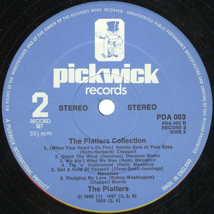 Platters - The Platters Collection (LP) 50016 Vinyl LP Dubbel JUKEBOXSINGLES.NL   