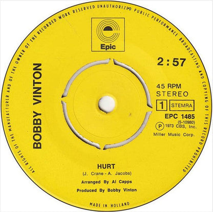 Bobby Vinton - Hurt 31071