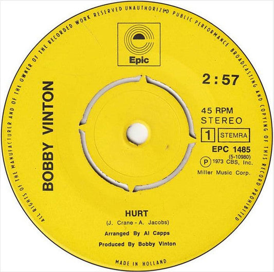 Bobby Vinton - Hurt 31071