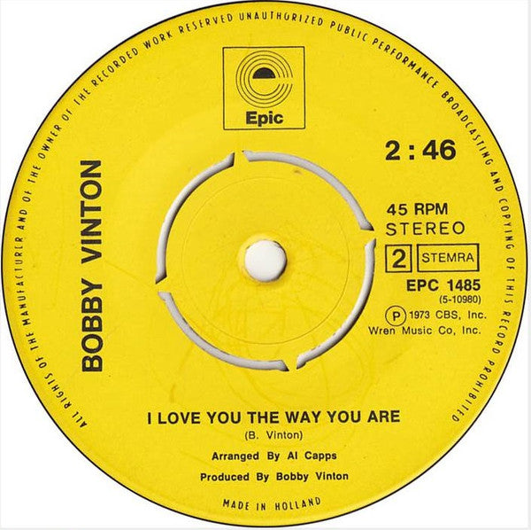 Bobby Vinton - Hurt 31071